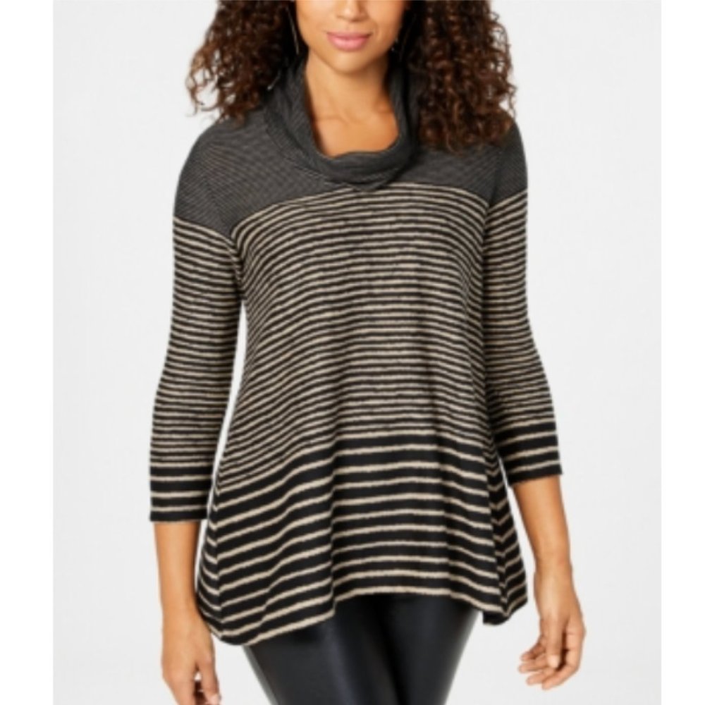 ✨HOST PICK✨NWT Striped Cowl-Neck Sweater PS